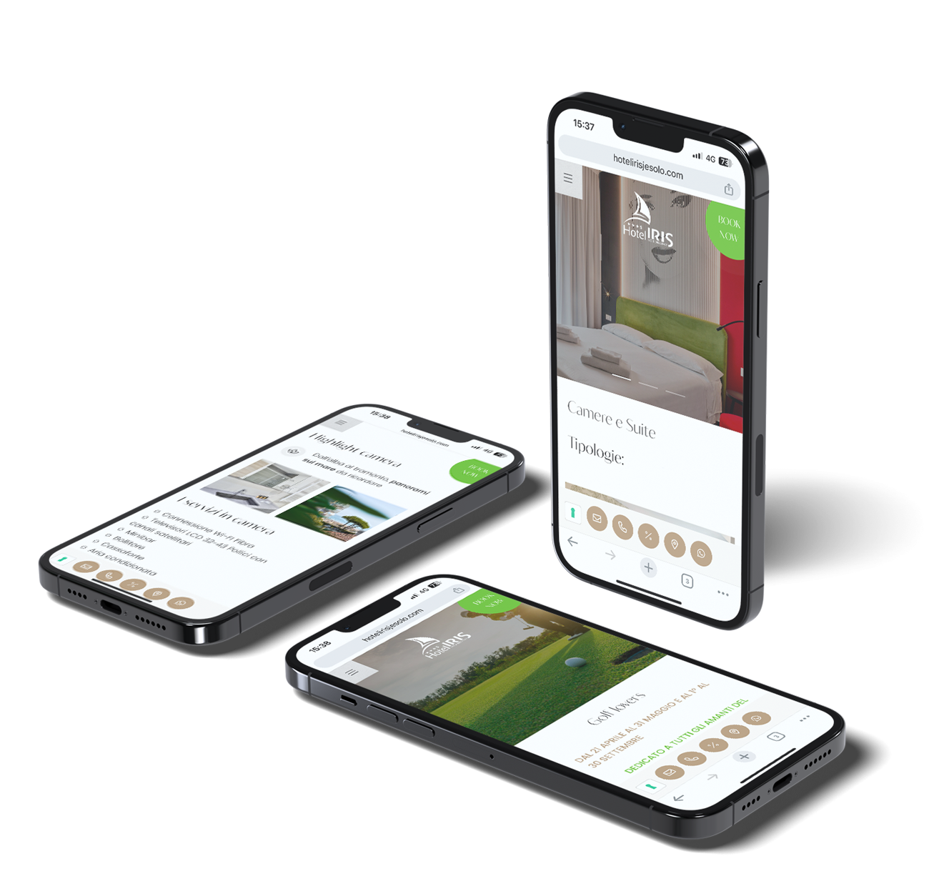 Hotel Primaluna - Web Design - Lago di Garda